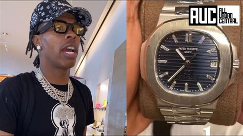 lil baby buys a fake watch|lil baby patek philippe.